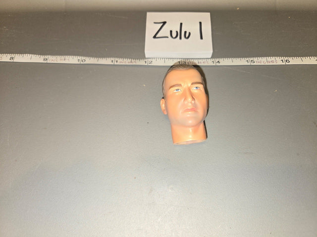 1/6 Scale Male Head Sculpt with Grey Hair