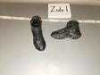 1/6 Scale Modern Era Black Tactical Combat Boots
