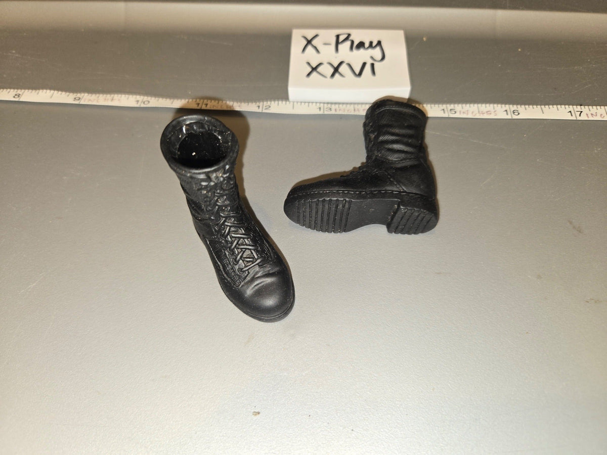 1/6 Scale Modern Era Black Combat Boots - BBI