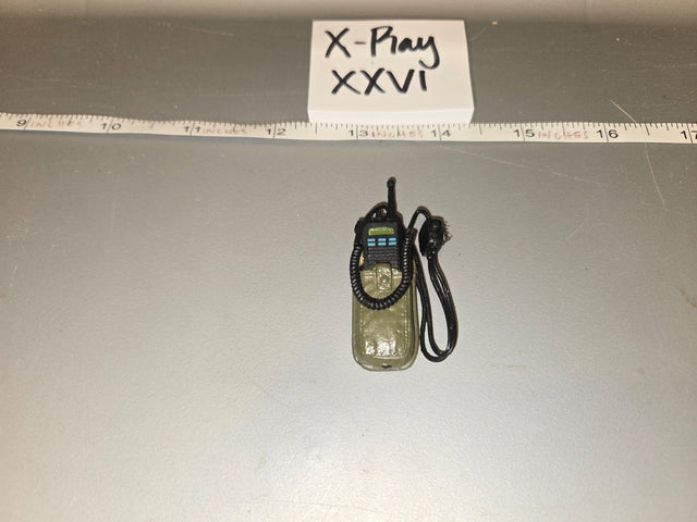 1/6 Scale Ultimate Soldier Modern Era Military Radio with Holster and Shoulder Mic