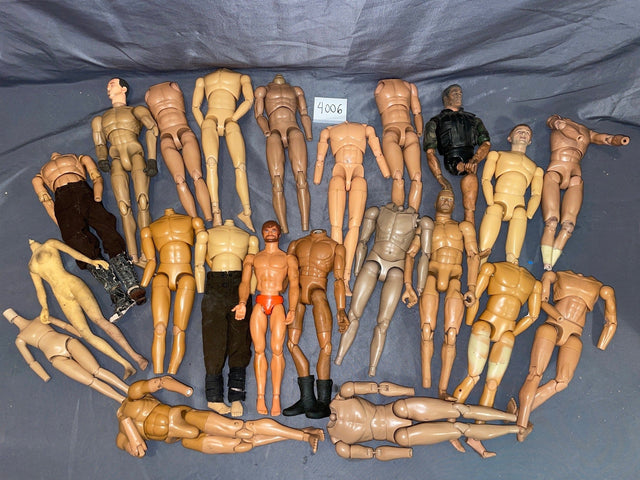 1/6 Scale Nude Male Action Figure Broken Figure Lot
