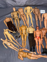 1/6 Scale Nude Male Action Figure Broken Figure Lot