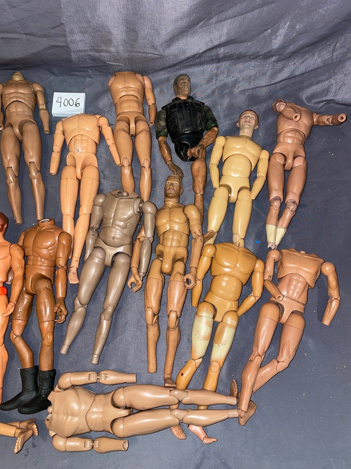1/6 Scale Nude Male Action Figure Broken Figure Lot