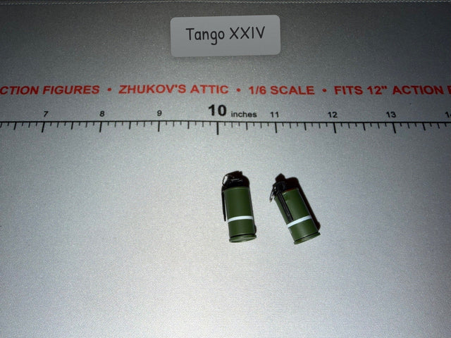 1/6 Scale WWII US Smoke Grenade Lot