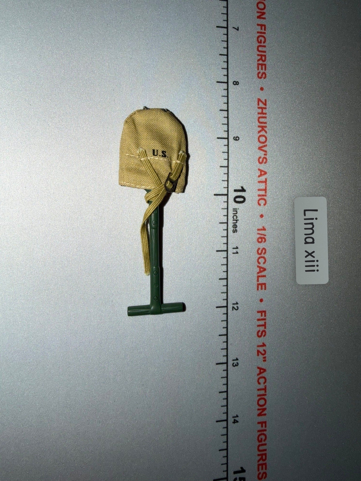 1/6 Scale WWII US Army Entrenching Tool Shovel with Cover - Dragon
