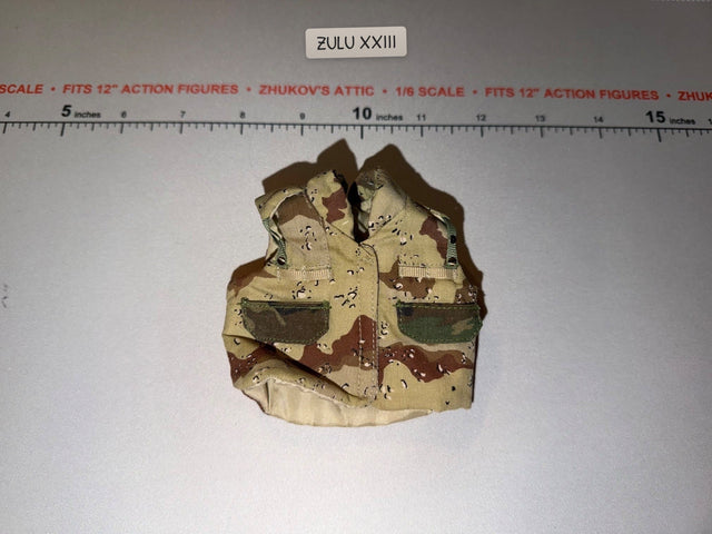 1/6 Scale Modern Gulf War US Desert Camouflage Body Armor - Dragon