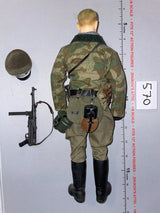 1/6 Scale WWII German Officer Dressed Figure with Splinter Tunic - Dragon