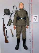 1/6 Scale Dragon WWII German Heer Infantry Dressed Figure with Helmet and Rifle