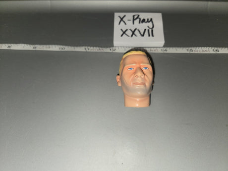 1/6 Scale Blonde Male Action Figure Head Sculpt - Dragon Models