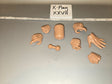 1/6 Scale Male Action Figure Interchangeable Hands Set with Neck Post