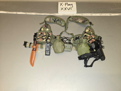 1/6 Scale Modern Era US Load Bearing Equipment Web Gear Set