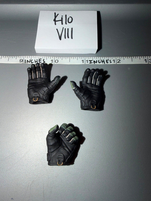1/6 Scale Modern Era Tactical Gloves Set