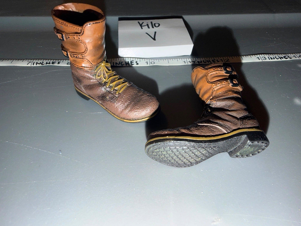 1/6 Scale WWII US Buckle Top Boots - BBI