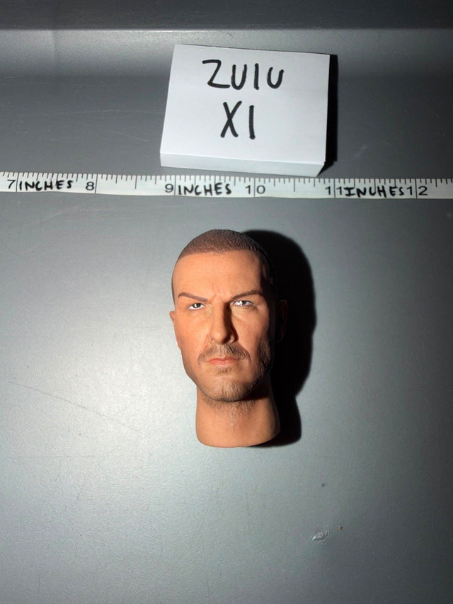 1/6 Scale Male Head Sculpt with Short Hair and Goatee