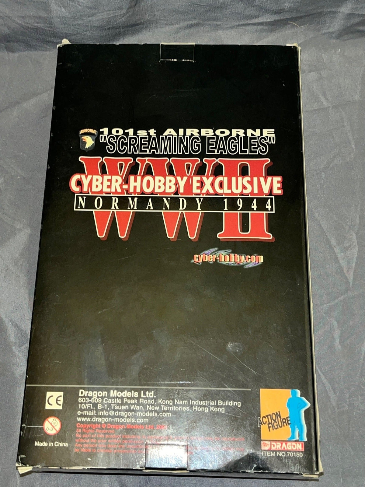 1/6 Scale BOX ONLY WWII US Colonel Charles Kit Carson BOX ONLY - Dragon Cyber Hobby