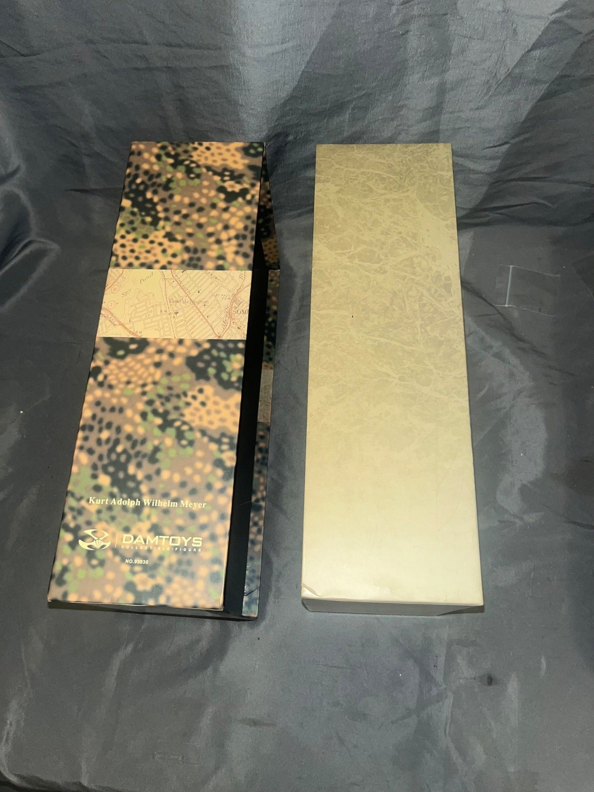 1/6 Scale EMPTY BOX ONLY WWII German Waffen Panzer Commander Meyer BOX ONLY- Dam Toys