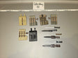 1/6 Scale WWII German Ammunition Pouches and Bayonet Lot