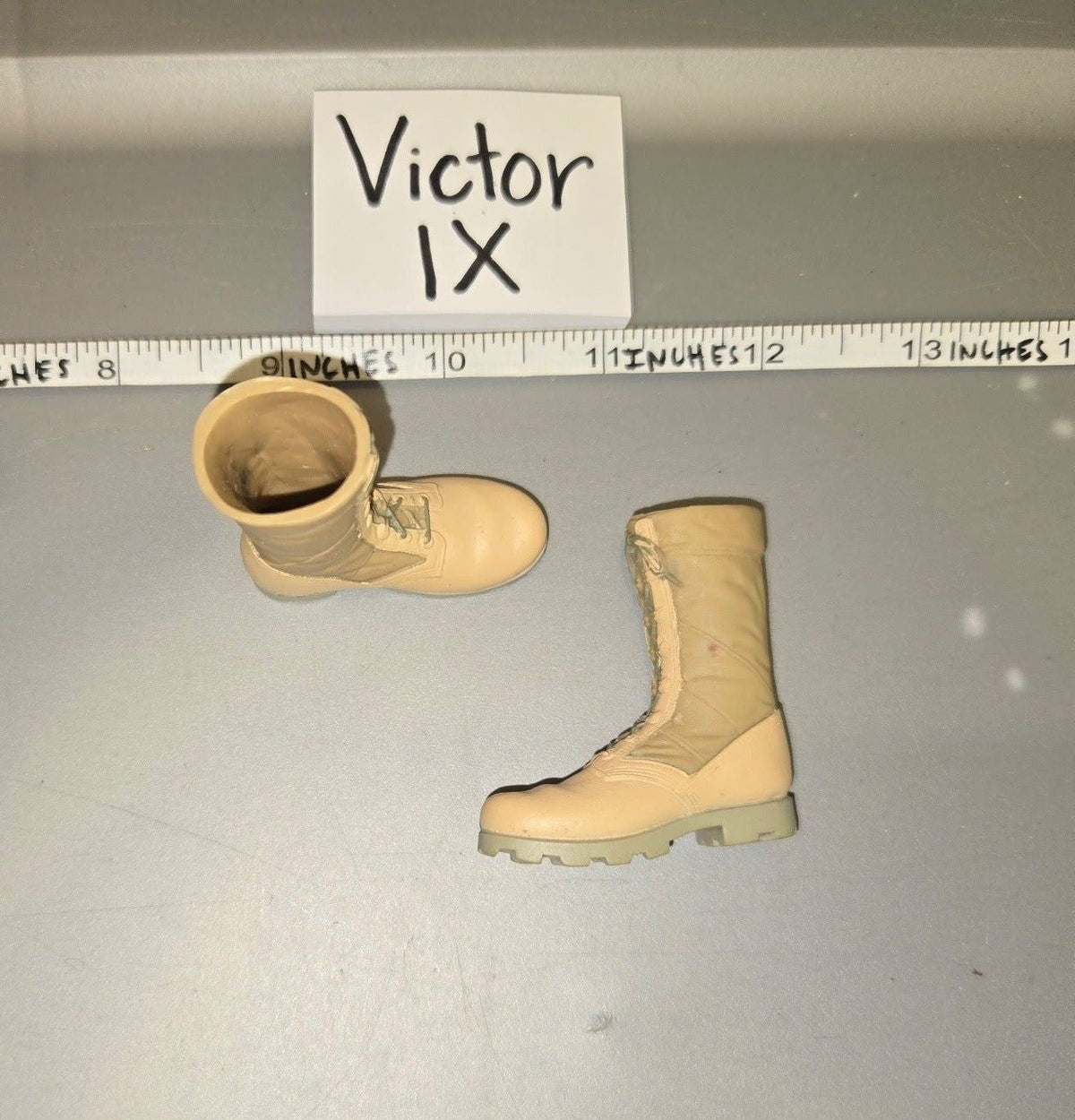 1/6 Scale Modern Era US Military Desert Combat Boots - GI Joe