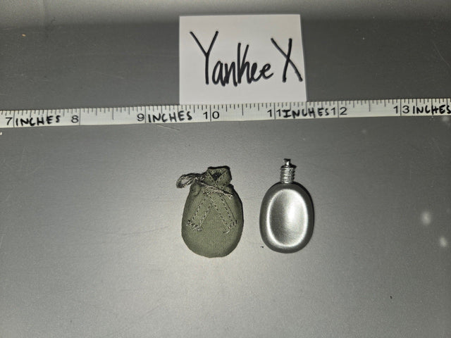 1/6 Scale WWII Russian Canteen with Cover Set