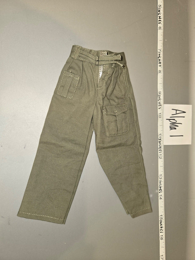 1/6 Scale WWII British Army Tropical Pants / Trousers