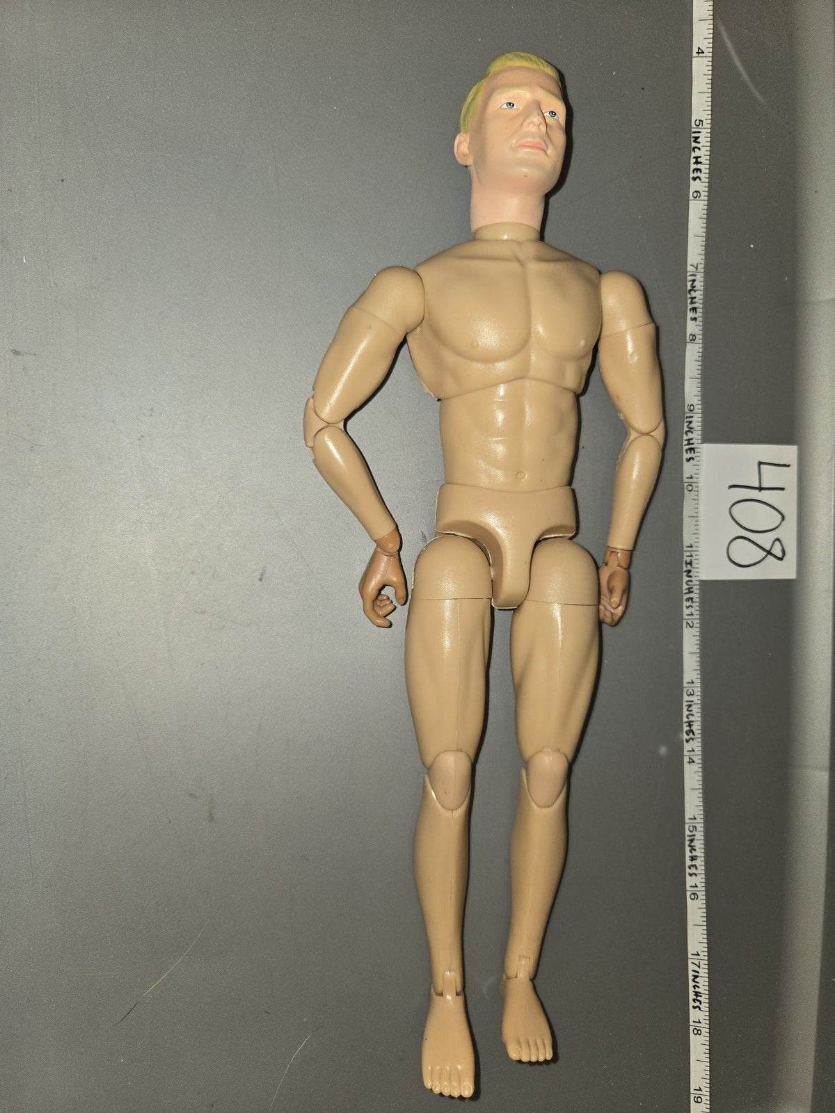 1/6 Scale Nude Male Action Figure Basic Body - Dragon