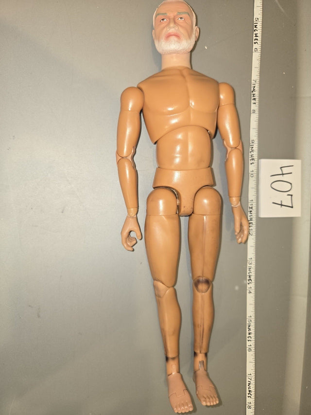 1/6 Scale Nude Male Action Figure Body with Sean Connery Head Sculpt - Dragon
