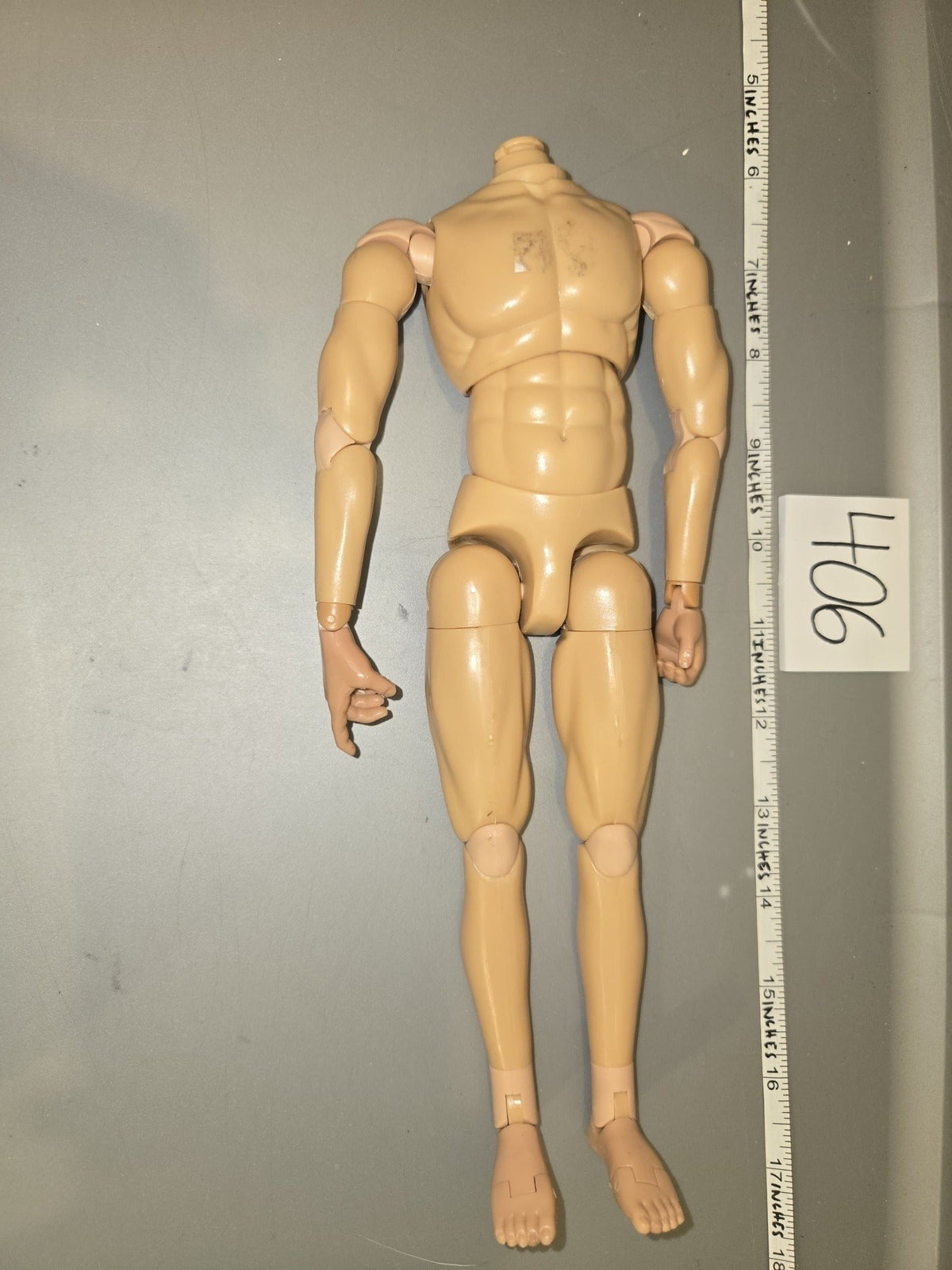 1/6 Scale Nude Male Action Figure Body - Dragon