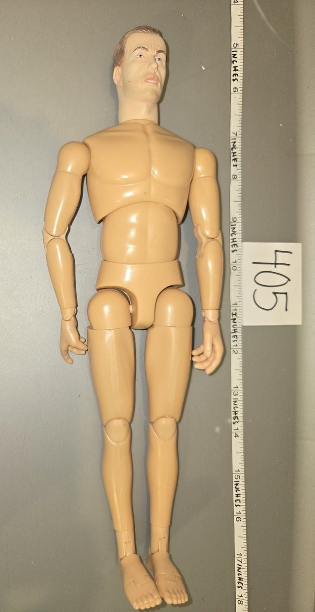 1/6 Scale Nude Male Action Figure Body with Head Sculpt - Dragon