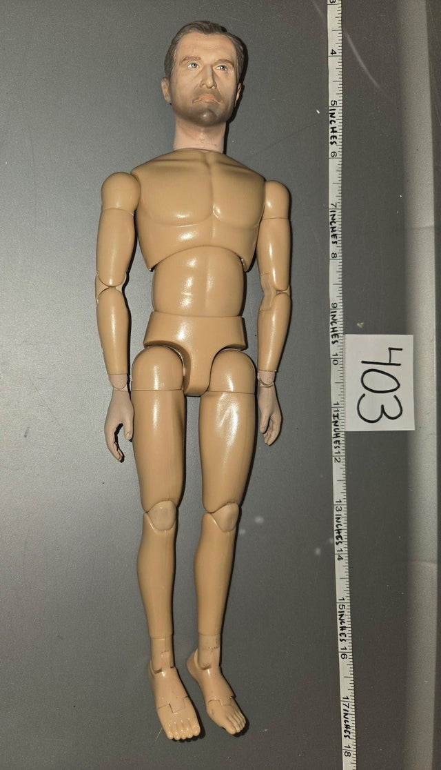 1/6 Scale Nude Male Action Figure Body with Head Sculpt - Dragon
