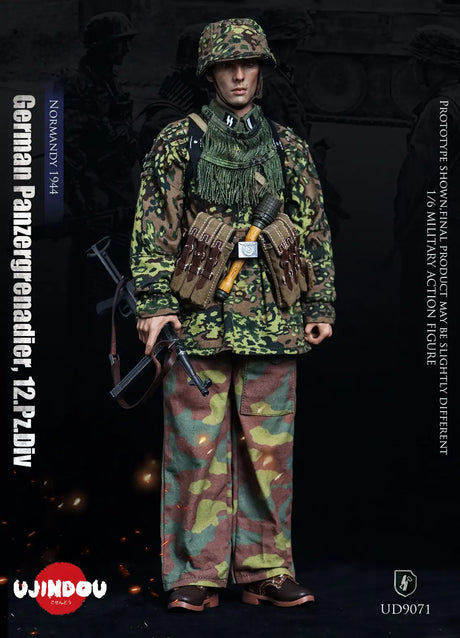 *Preorder* 1/6 Scale German Panzergrenadier, 12.Pz.Div, Normandy 1944 - Ujindou UD9071 - Ujindou Full Set