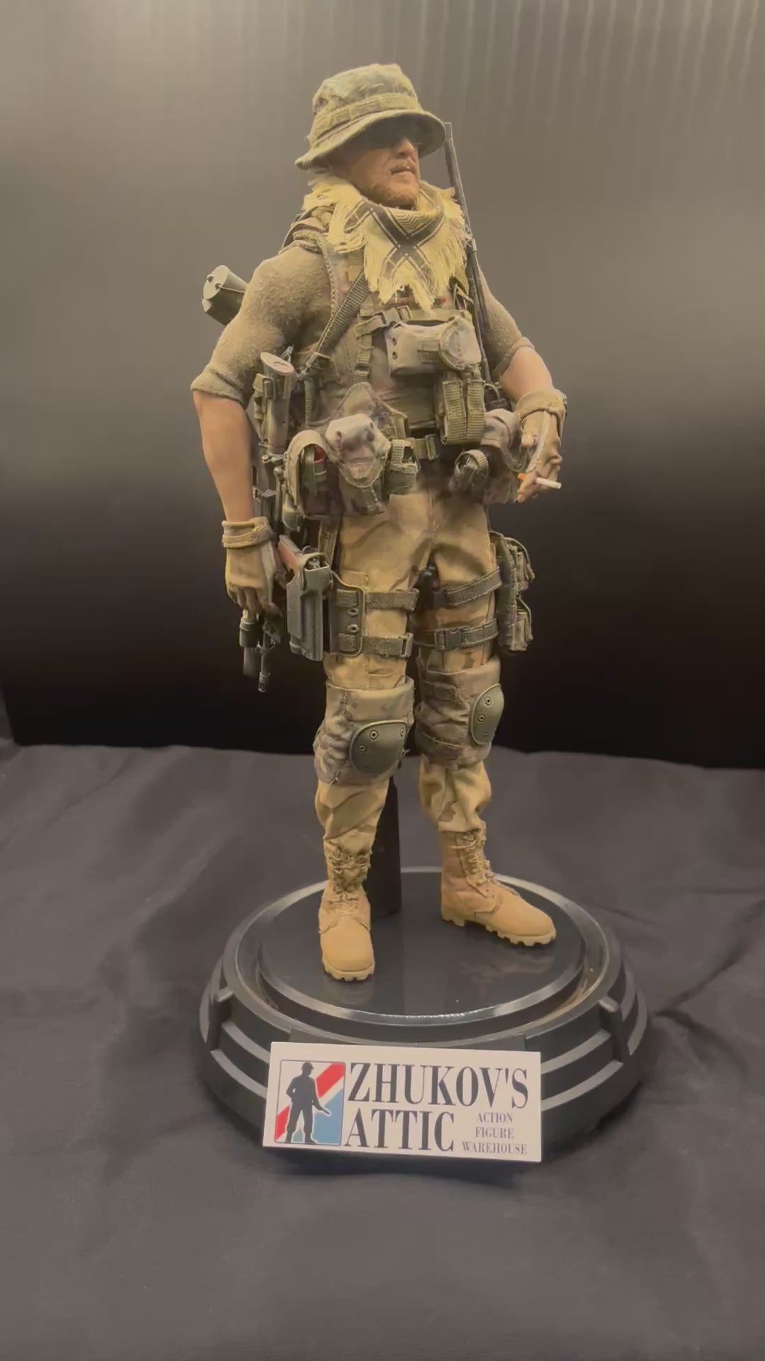 1/6 Scale Modern Era US Special Forces ODA Desert Camouflage Premium Dressed Figure
