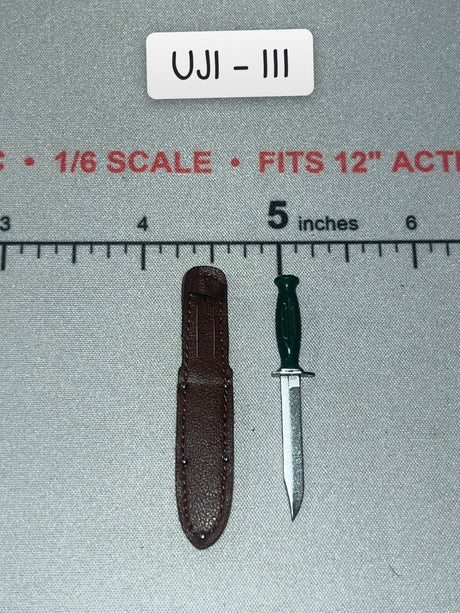 1/6 Scale Modern Era Russian Fighting Knife with Sheath - Fsb Vympel—Beslan School Siege UJINDOU