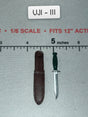 1/6 Scale Modern Era Russian Fighting Knife with Sheath - Fsb Vympel—Beslan School Siege UJINDOU
