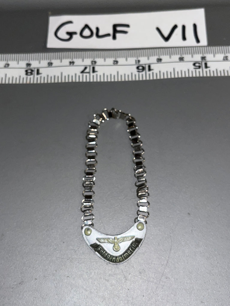 1:6 WWII German Military Police Neck Chain 104844