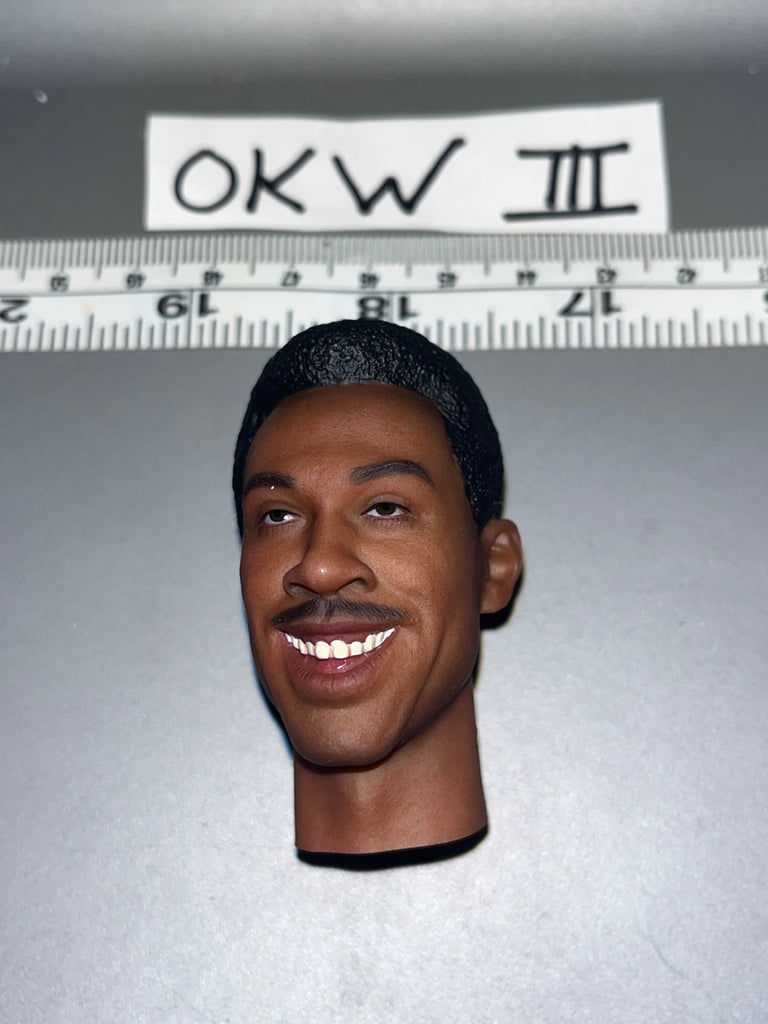 1:6 Scale Modern Era Eddie Murphy African American Head Sculpt - Beverly Hills Cop