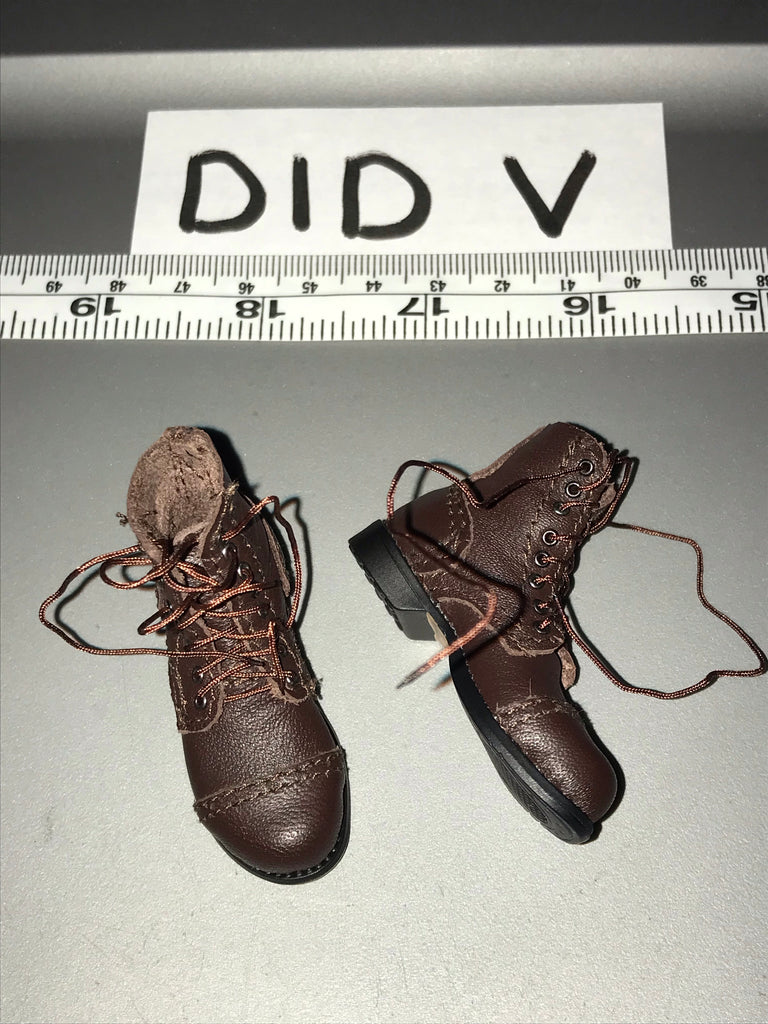1/6 Scale WWII US Leather Boondocker Boots 110997