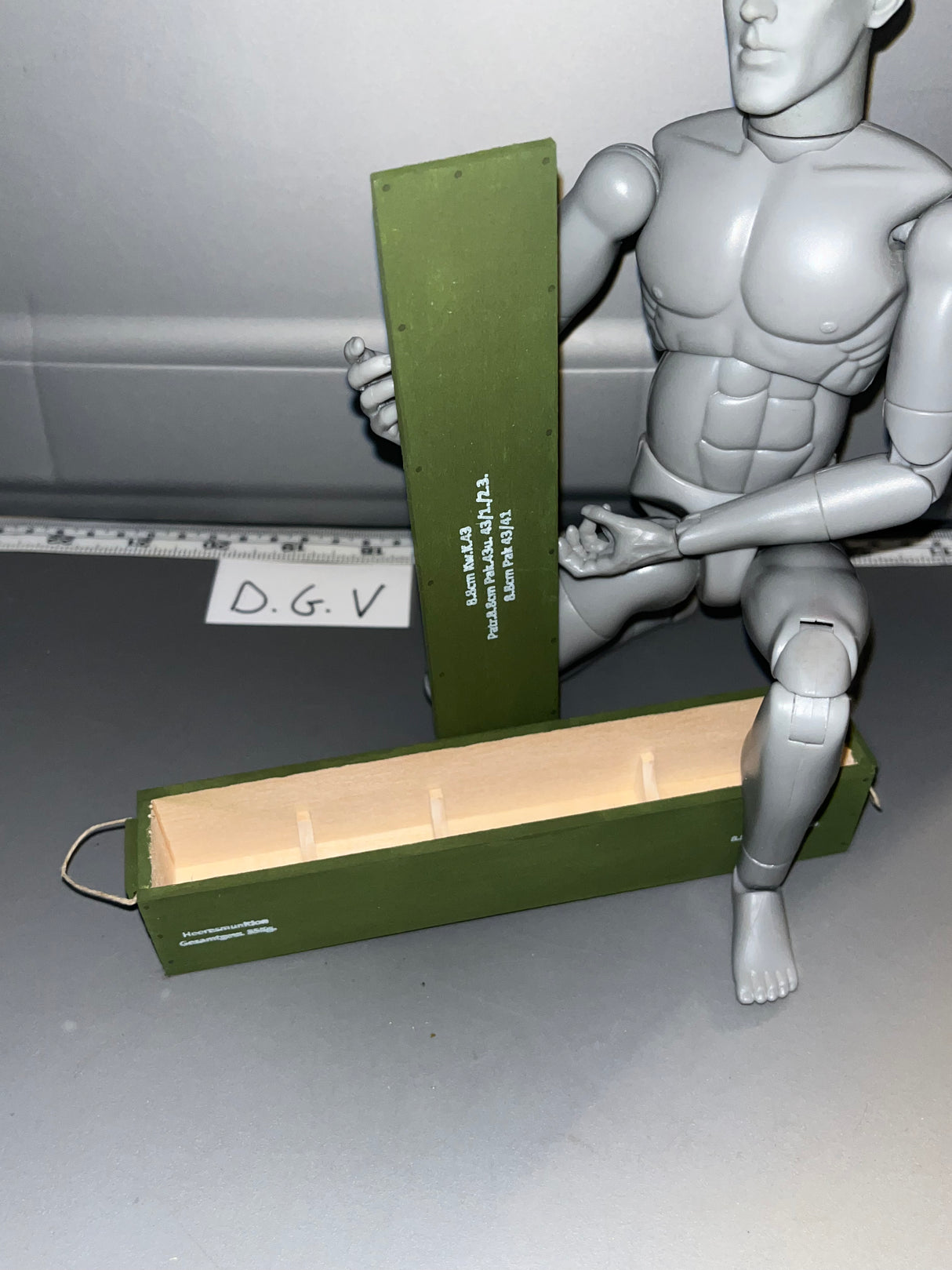 1/6 Scale WWII German 88 mm 8.8 cm Ammunition Crate  106160