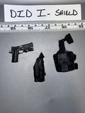 1/6 Scale Modern Era Police Pistol and Holster - DID  106653