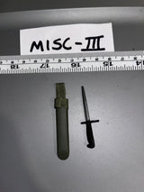 1:6 Scale WWII US Bayonet and Sheath 109697