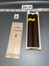 1/6 Scale WWII US 75mm Recoiless Rifle Ammunition Crate and Round Tubes
