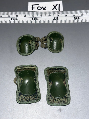 1:6 Scale Modern Russian Knee and Elbow Pads - DAM Russian Military Police