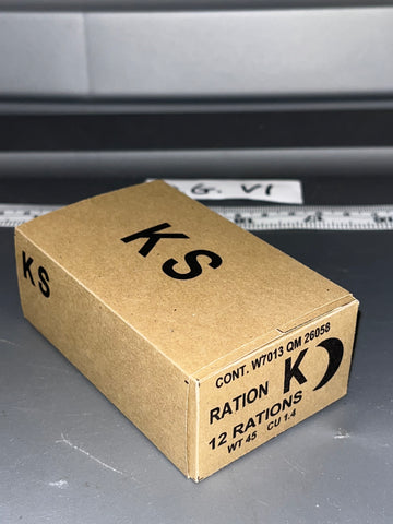 1/6 Scale WWII US K Ration Case 103874