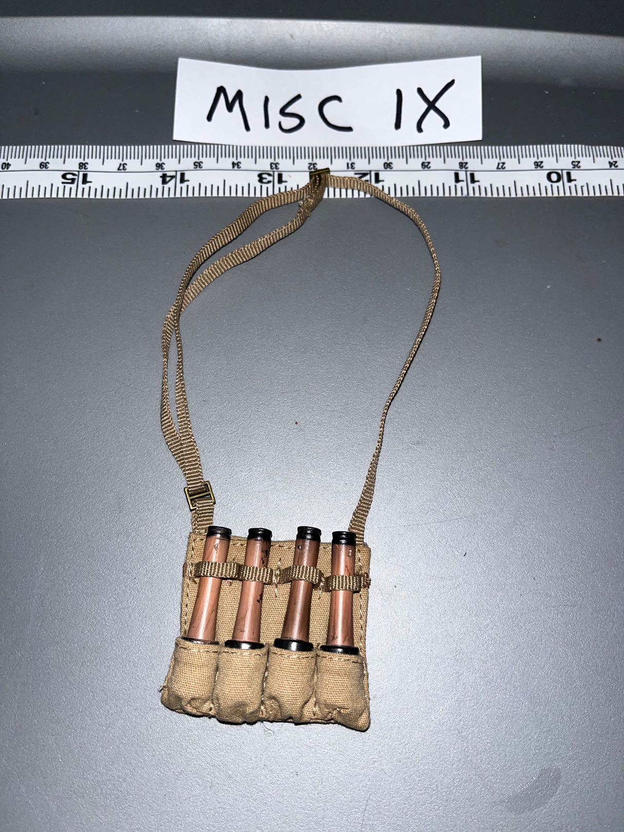 1:6 Korean War Chinese Chicom Grenades and Pouch - Vietnam NVA 106265