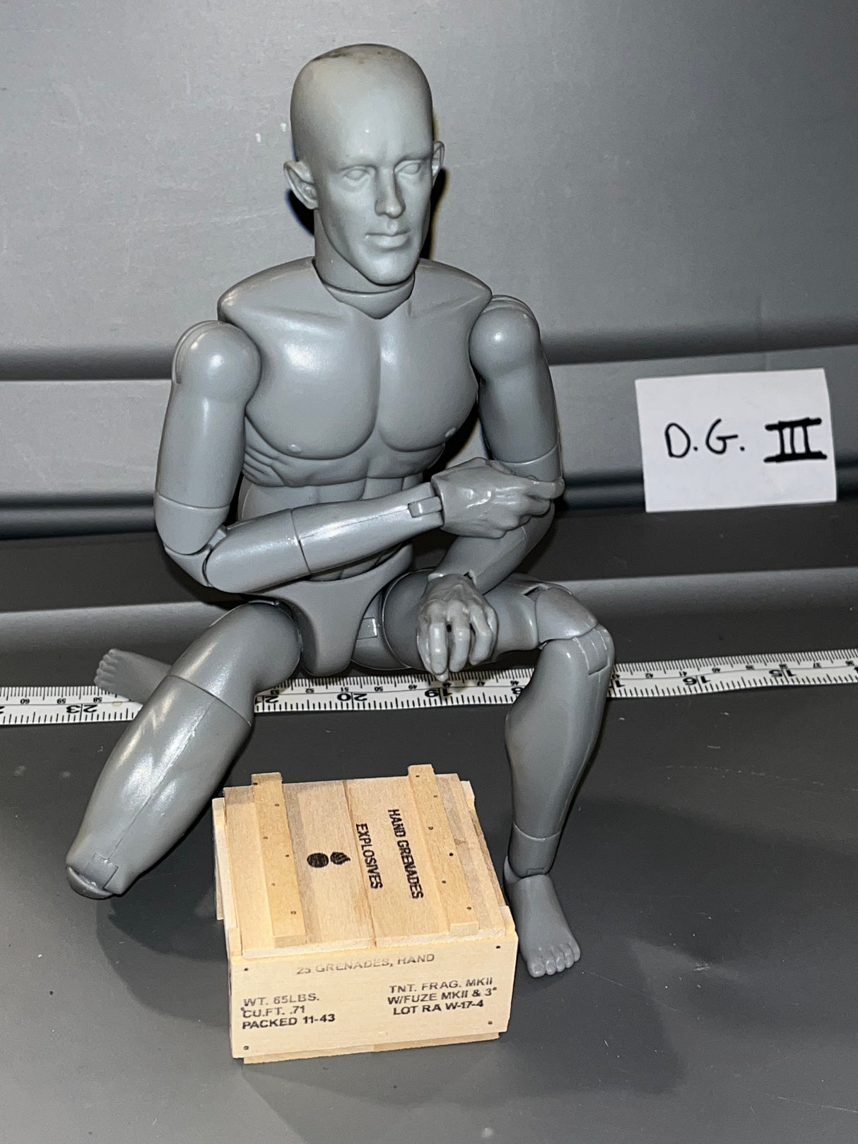 1/6 Scale WWII US Grenade Crate 108881