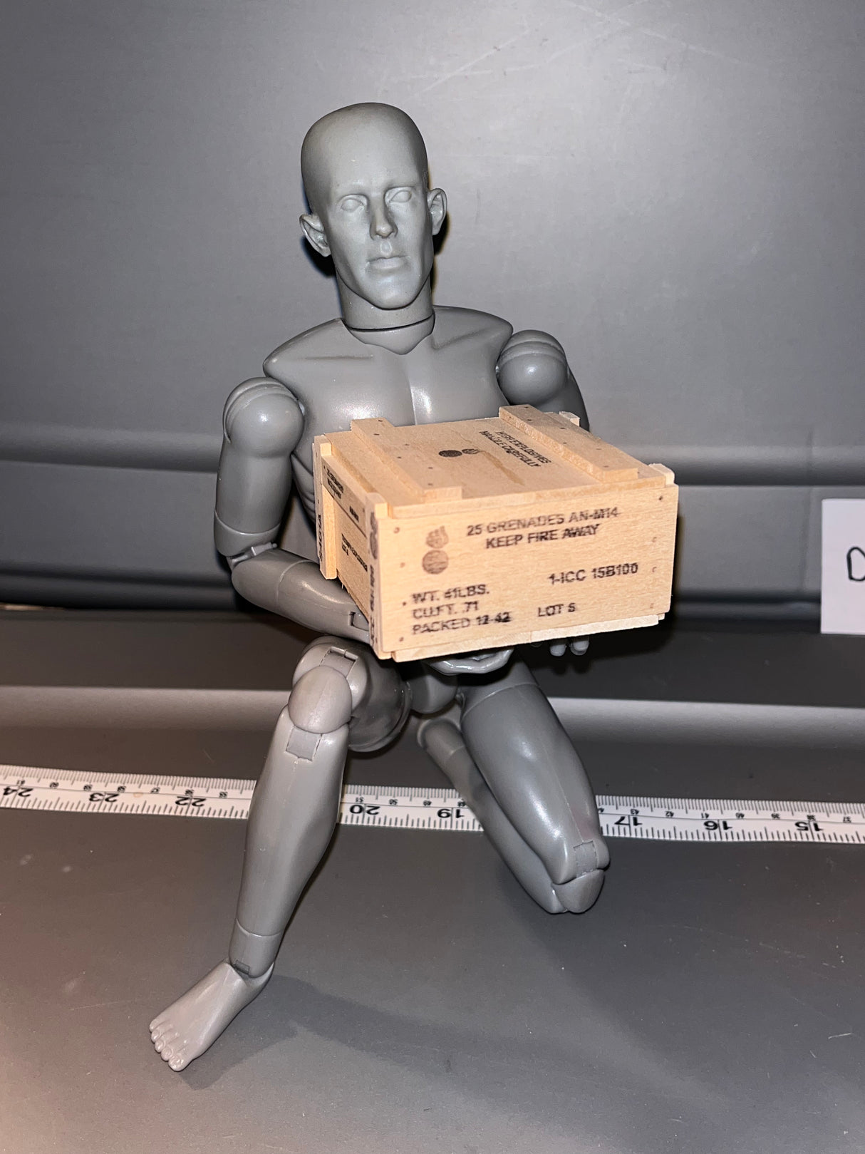 1/6 Scale WWII US Grenade Crate 108886