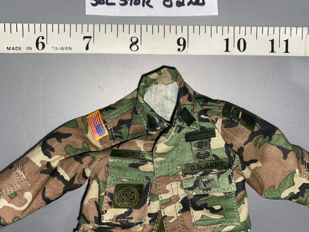 1:6 Scale Modern Era Woodland BDU Uniform - Soldier Story 82nd Airborne Paratrooper