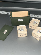 1/6 Scale WWII US German Machine Gun Ammunition Crate 107679