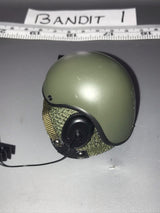 1/6 Scale Modern Tanker Armored Crewman Helmet - Bandit Joe Zhukov's Attic 1/6 Scale Modern Tanker Armored Crewman Helmet - Bandit Joe Zhukov's Attic