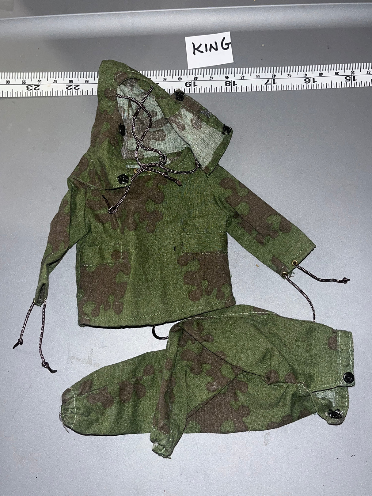 1:6 Scale WWII Russian Female Amoeba Camouflage Suit Uniform
