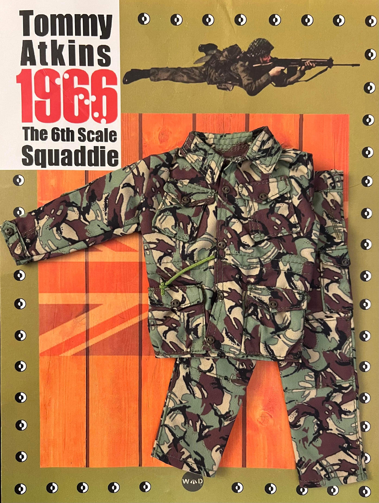1/6 Cold War Modern British 1960 Pattern DPM Combats Uniform - Cold War